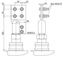 1600 кВА зажим контактный НН