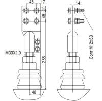 1000 кВА зажим контактный НН