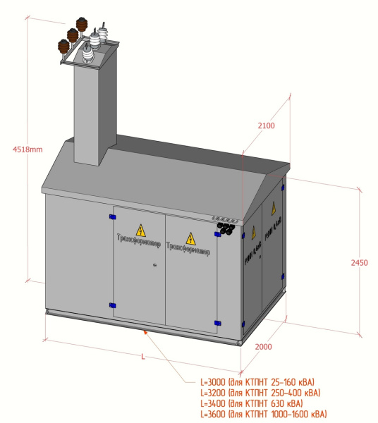 КТПНТ 400/10/0,4-В/В(К)-У1