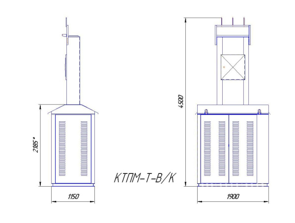 КТПМ-Т  160/10/0,4-В/К-У1 Э