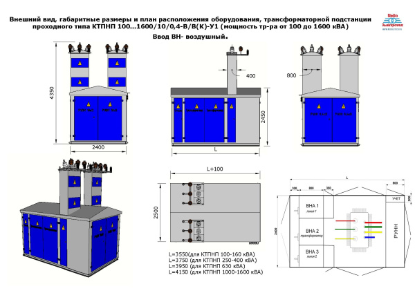 КТПНП 400/10/0,4-В/В(К)-У1